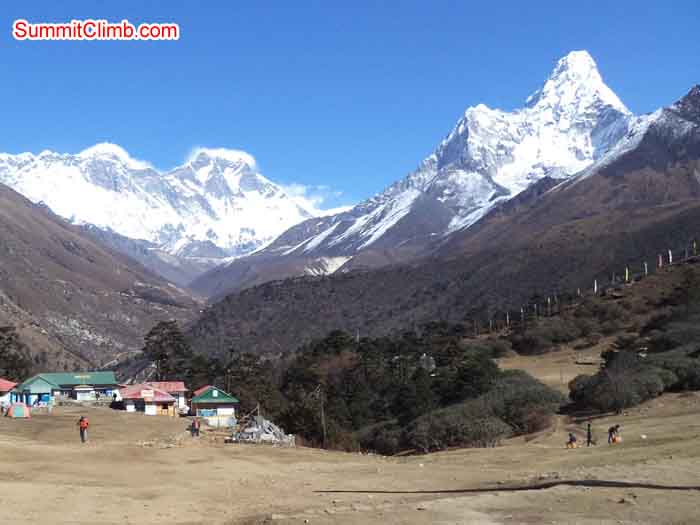 View from Tangboche. Photo Daniel Biner.