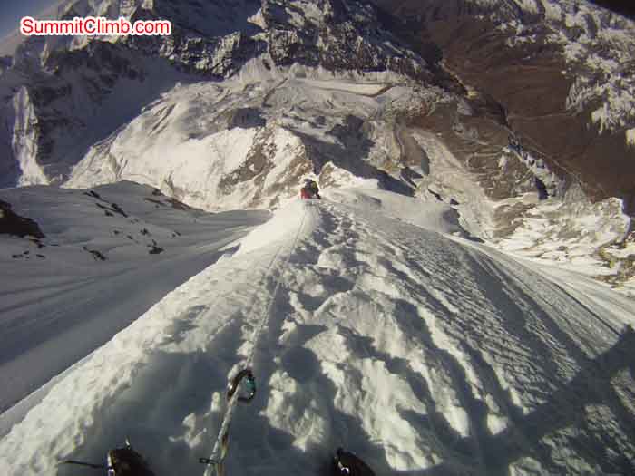 Final Pitch to the summit. Photo Daniel Biner