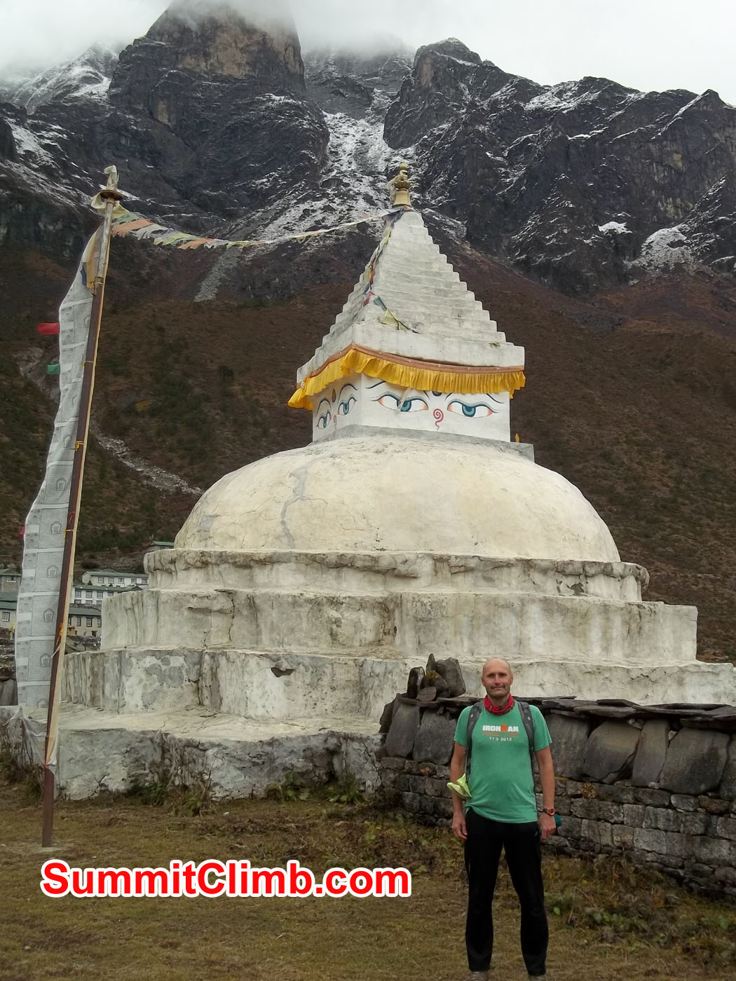 Charles in Namche bazaar.