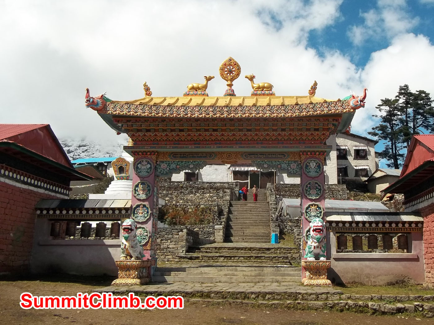 Tangboche Monstry Gate. 