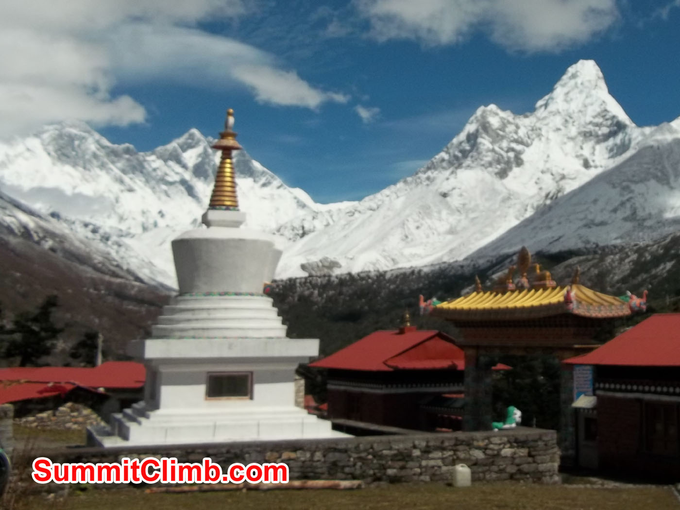 What a view from Tanboche.