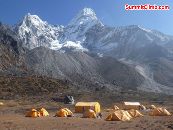 Our Comfortable Base Camp at 4650M, Amadablam