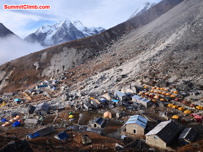 Kare Village seen in the evening from the heli pad. Photo by Michael Moritz