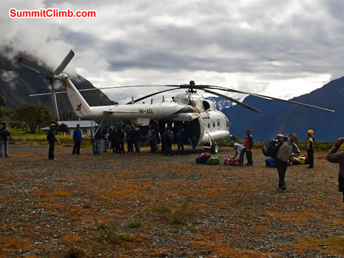 Arrival in Lukla - 2013 SummitClimb - Felix Berg - small