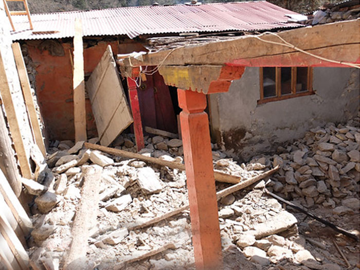 earthquake at deboche