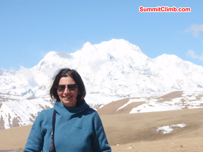 Christina Kristensen posing. Photo Torben Kristensen