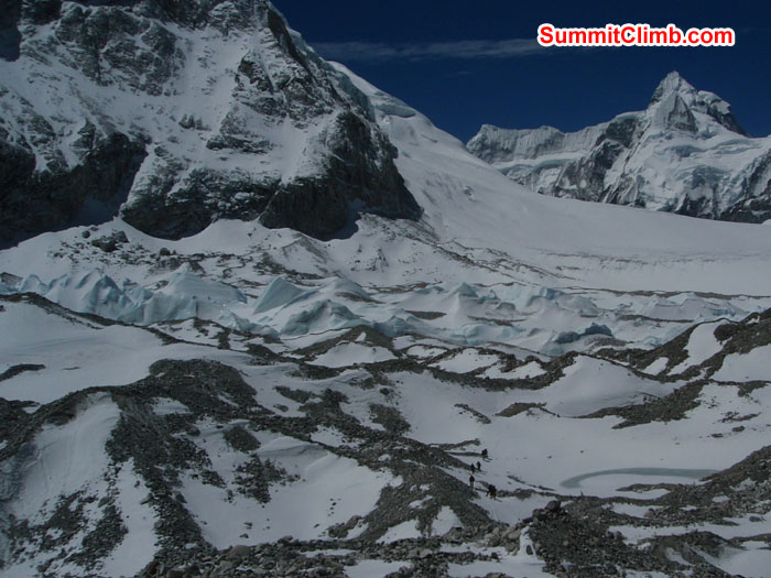 Team ready to go Camp 1. Photo Christina Kristensen