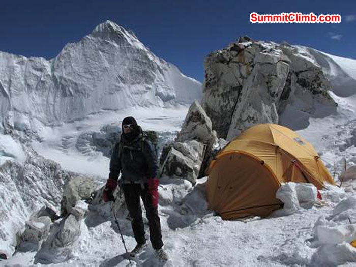 Camp 1 from another angle. Photo John Martersteck