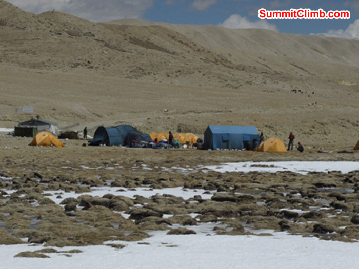 Chinese Base Camp 1. Photo John Martersteck