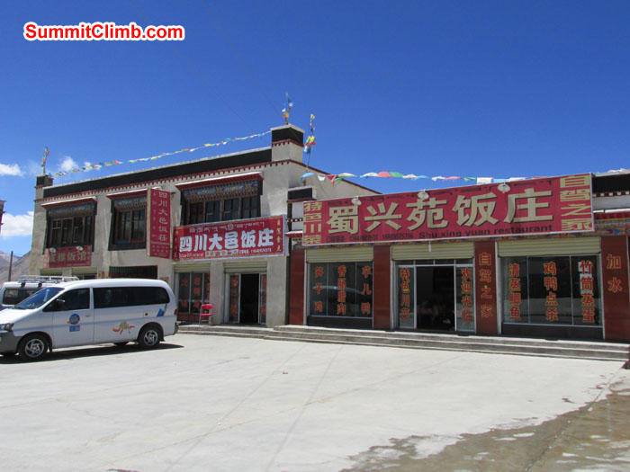 Tea house at Tingri at 4,300 meters/14,100 feet. Photo John & Debbie