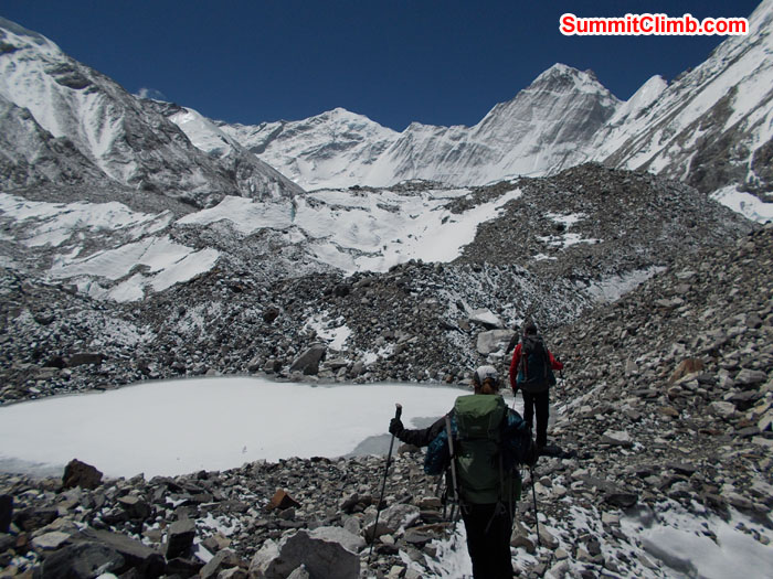 Glacier between ABC and Camp 1. Photo Wayne Herrick