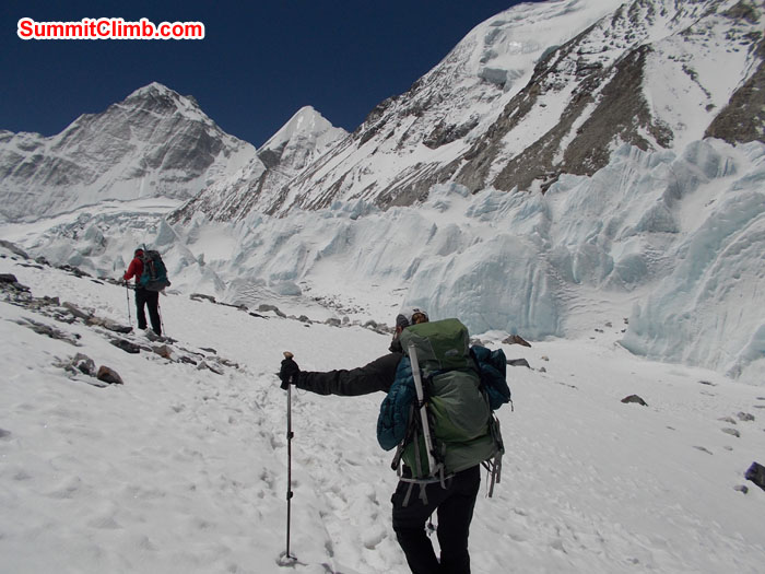 Going to Camp 1. Photo Wayne Herrick