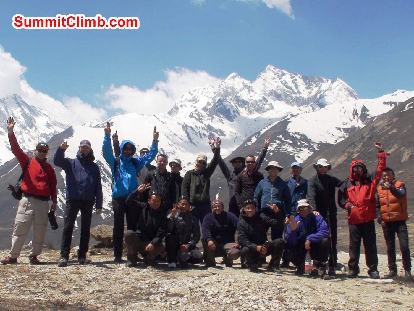 Cho Oyu team. Angel Armesto photo