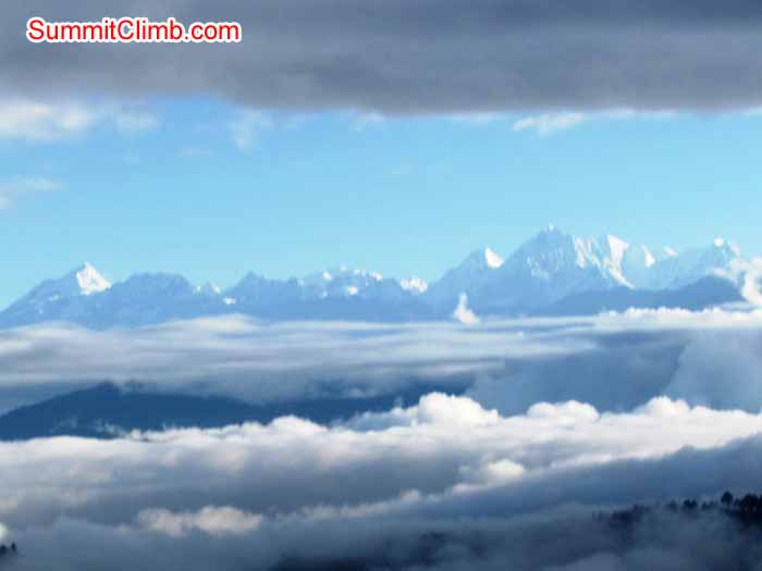 Mount Dorje Lhakpa 7000 metres seen from the Arniko Highway. Troy Bacon Photo