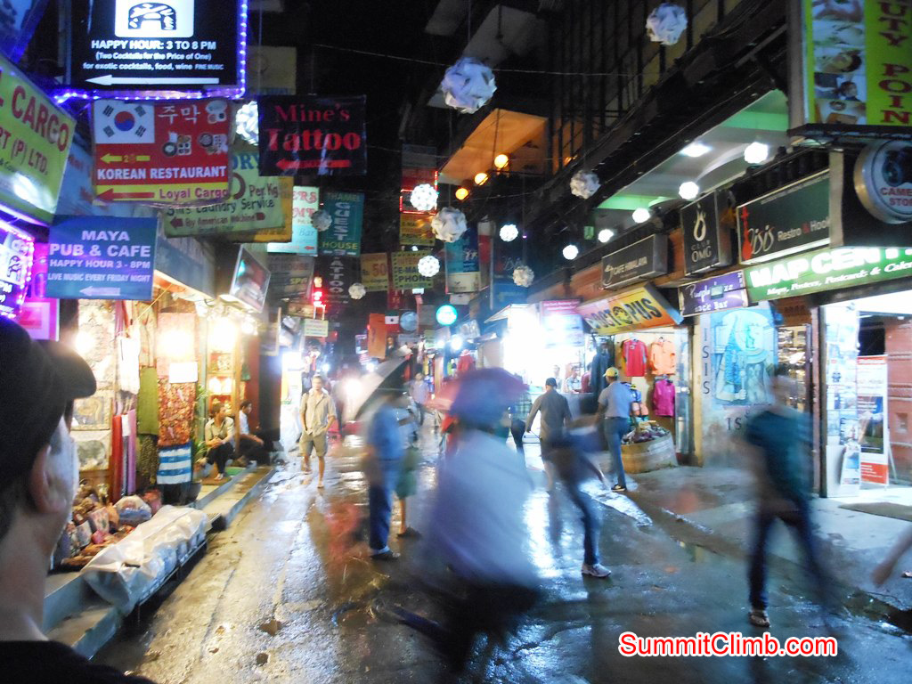 Night time shopping scene in Kathamandu. Stu Frink Photo