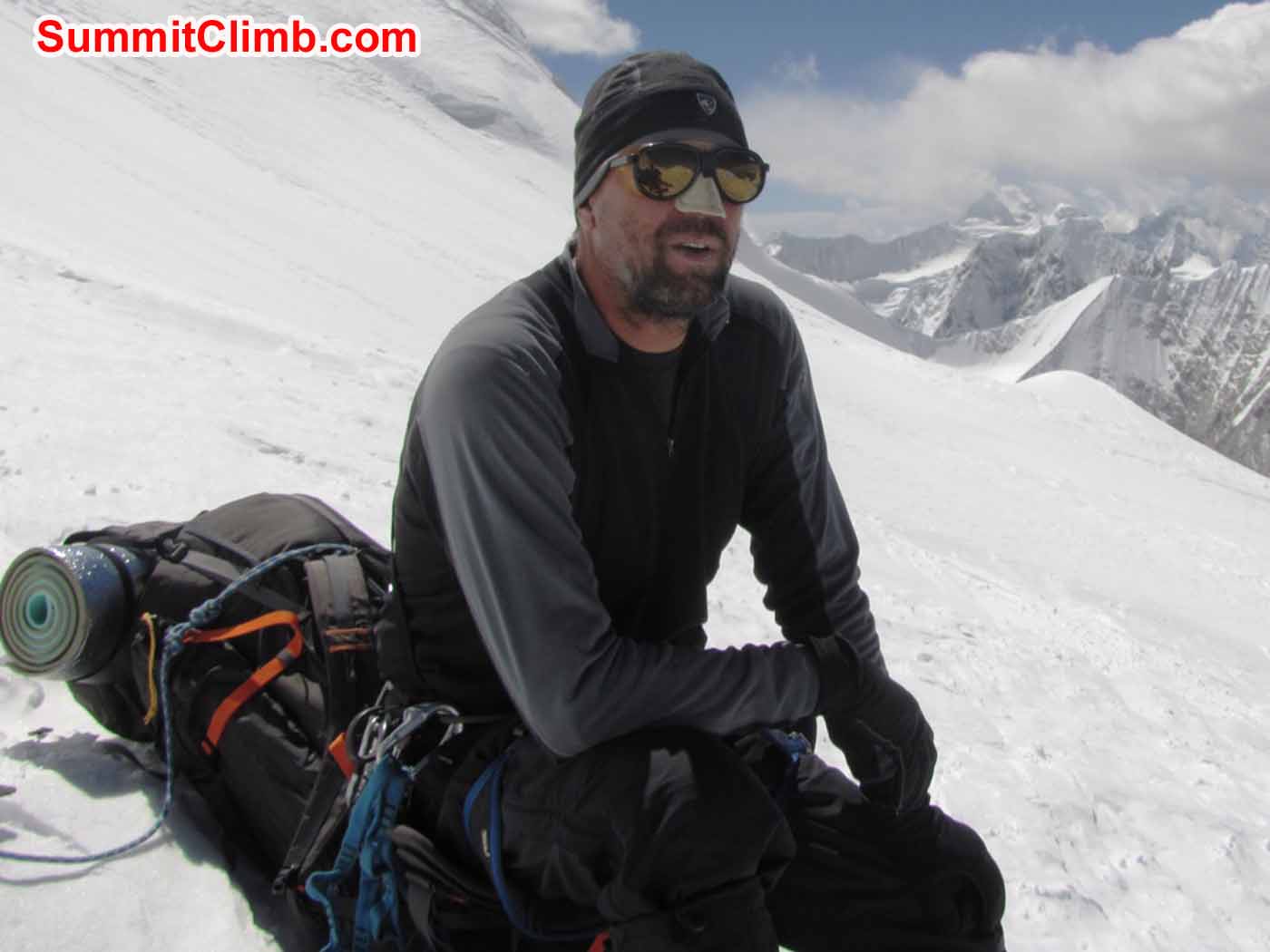 Steve takes a break. Troy Bacon Photo
