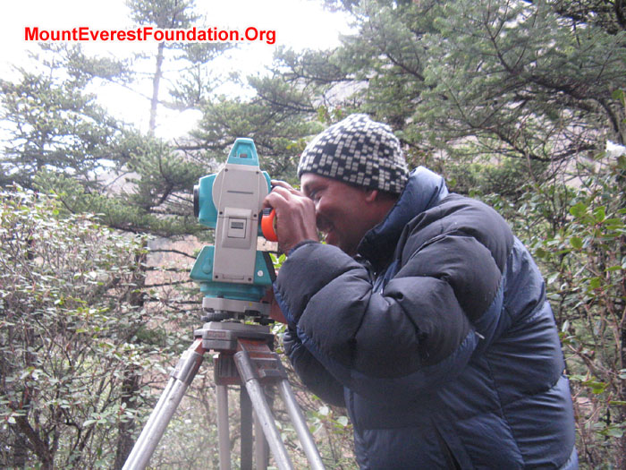 Recording & Surveying by team. Photo Murari Sharma