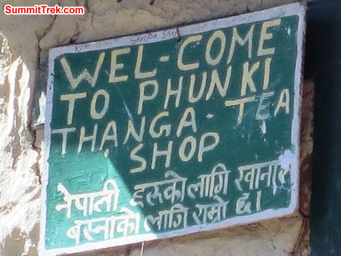 An interesting name for a tea shop. Photo Hannah Rolfson