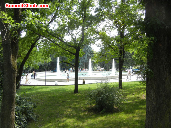 Fountain in beatiful Russian park, Pyatigorsk, Russia. Photo Scott Patch