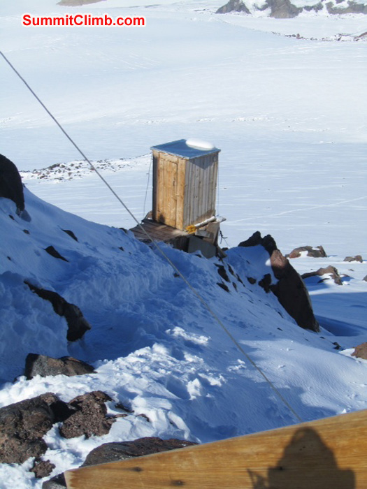 outhouse at huts
