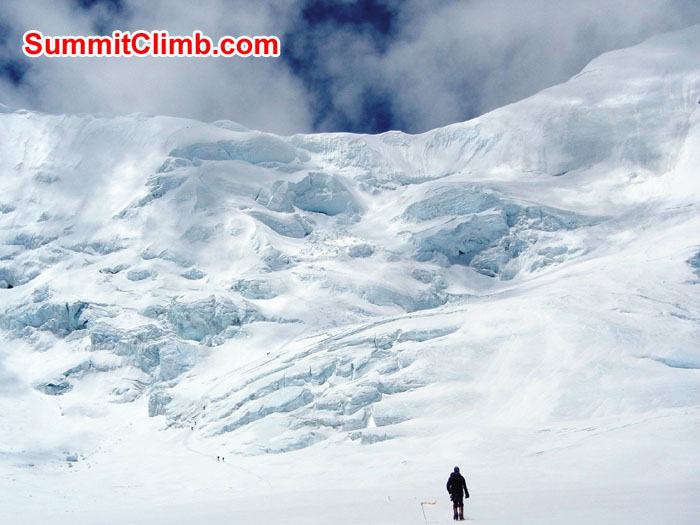 Garry Williams after descending from North Col - Photo Scott Patch.