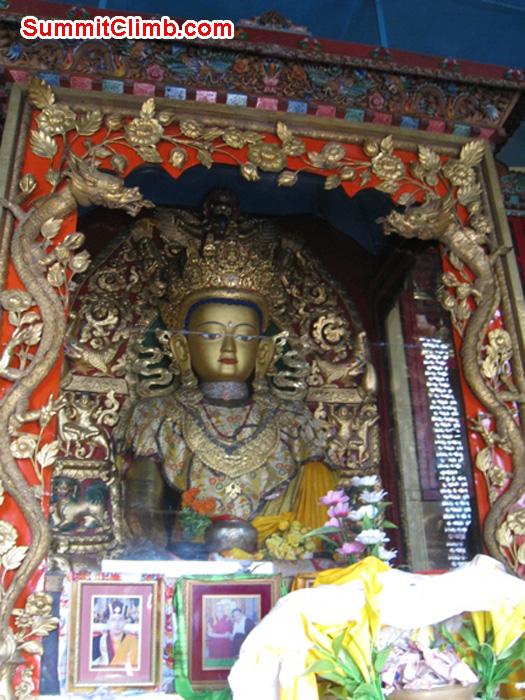 Inside one of the many internal shrines at the monkey temple. Scott Smith Photo Inside one of the many internal shrines at the monkey temple. Scott Smith Photo