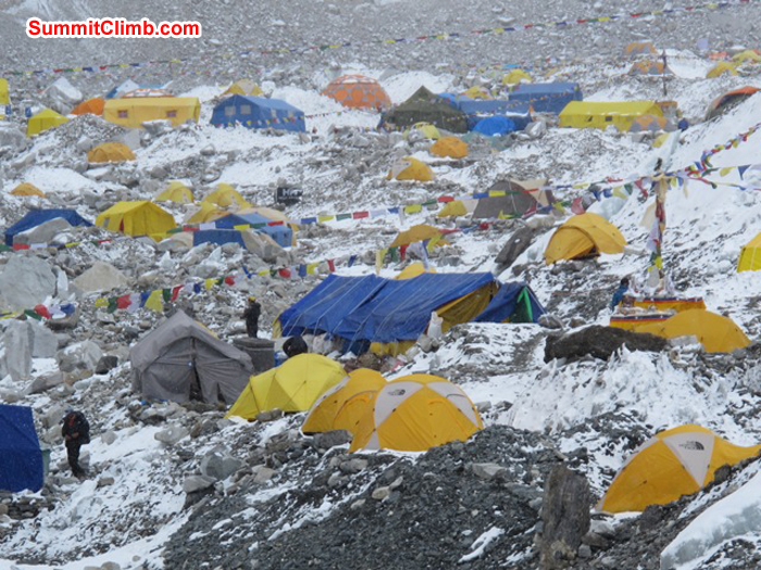 Basecamp Scene by Monika Witkowska. Basecamp Scene by Monika Witkowska.