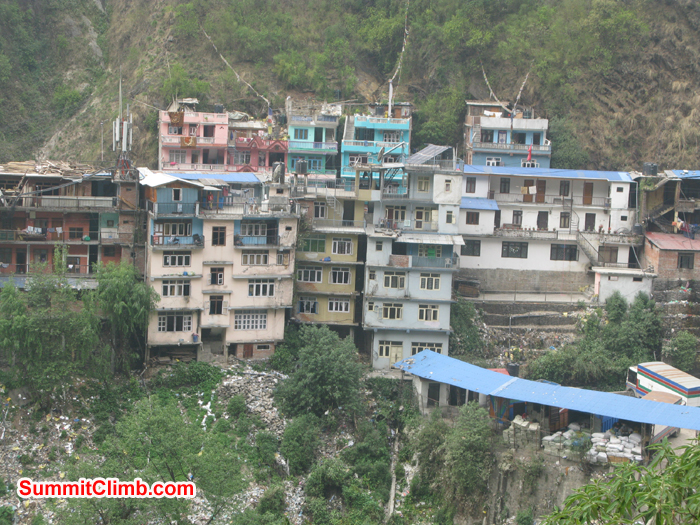 Houses at Kodari Boarder. Photo Rares Voda