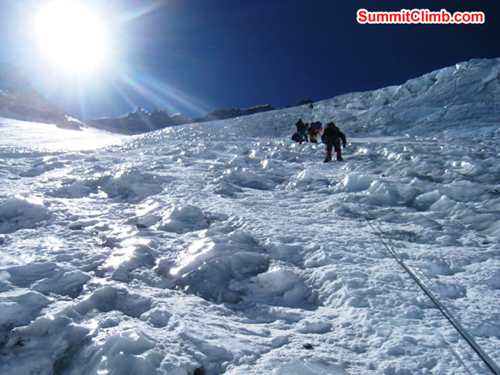 Ascending Lhotse Face by Scott Smith.