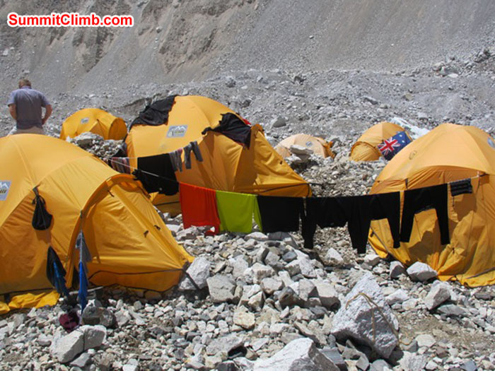 Washing clothing day in basecamp. Monika Witkowska Photo