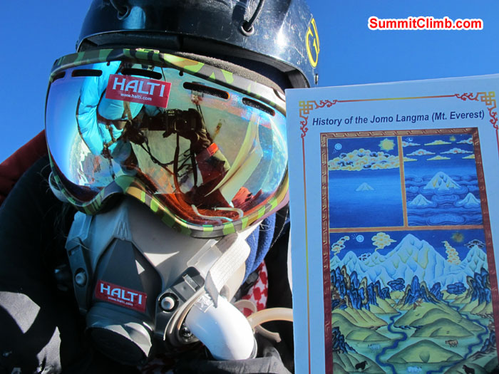 Lama Card showing by Anne-Mari Hyrylainen - Finland. Photo Anne