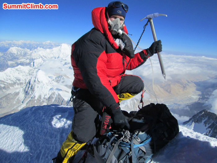 Summit of Everest by Chris Longacre. Photo Chris Summit of Everest by Chris Longacre. Photo Chris