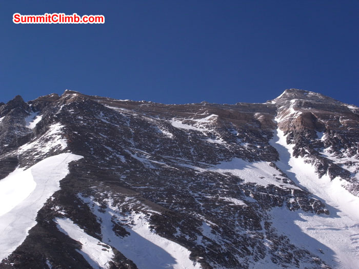 View from North Col to Summit. Photo Urs