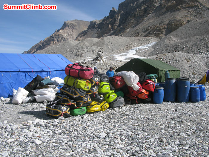 Bags are ready to go ABC. Photo Rikke.