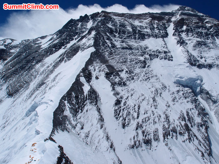 Summit view from Camp 3. Photo Martin