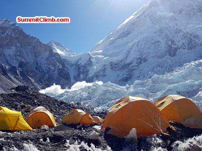 Beautiful day in Basecamp