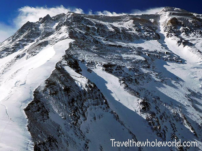 From the North Col you can see the rest of the route.