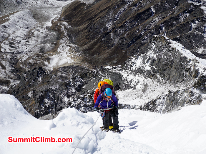 In the fix line for lobuche