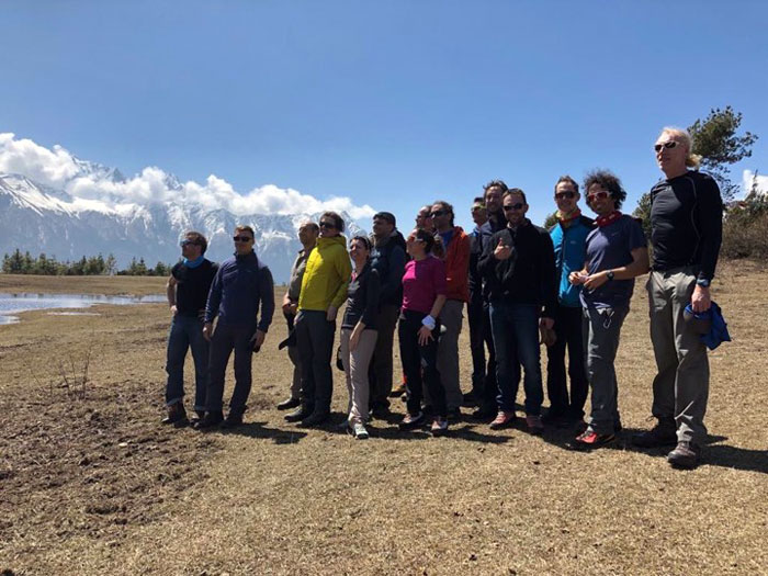on the walk above Gyirong