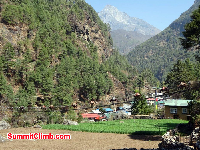One of the many suspension bridge. Photo Jeff Sorrel