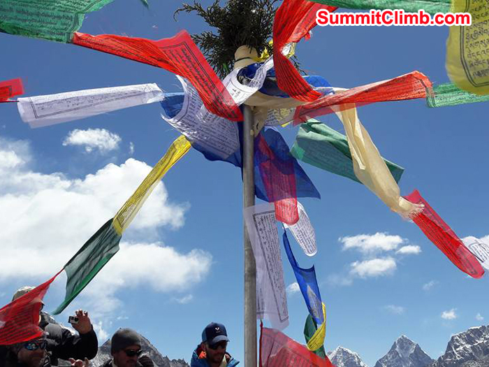 Player Flag at Basecamp