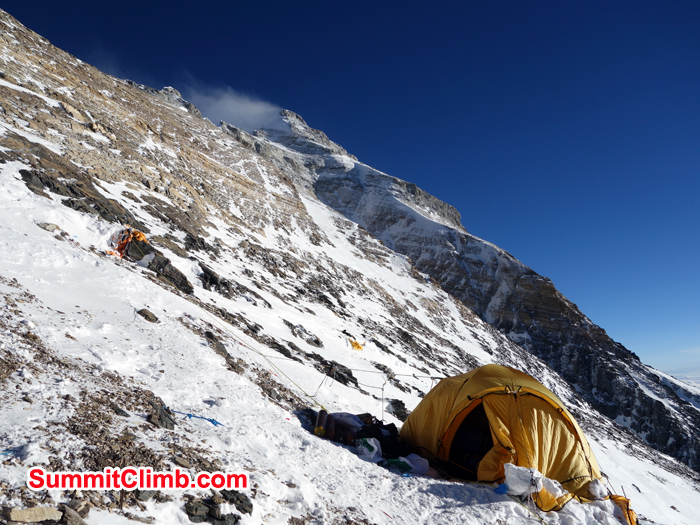 Summit seen from Camp 2. Photo David