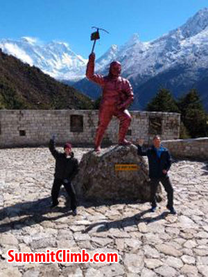 everest climb, Tenjin Sherpa