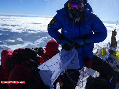 everest climb north summit