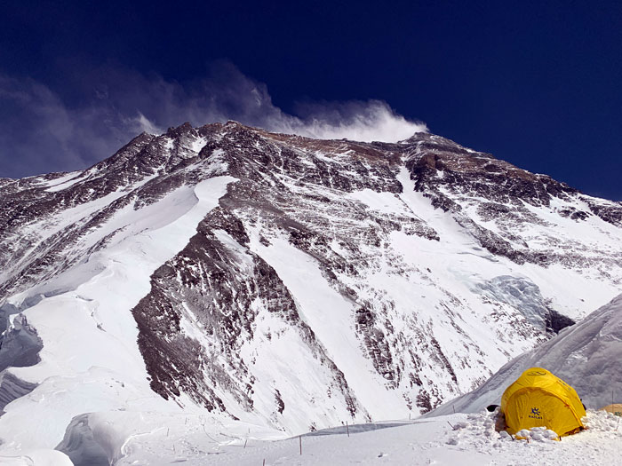 tent at north col