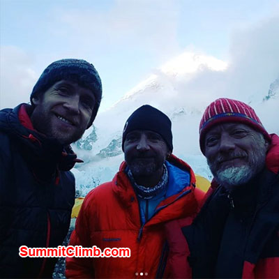 team being enjoying at basecamp before go for summit.