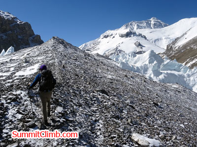 everest climb New tingri