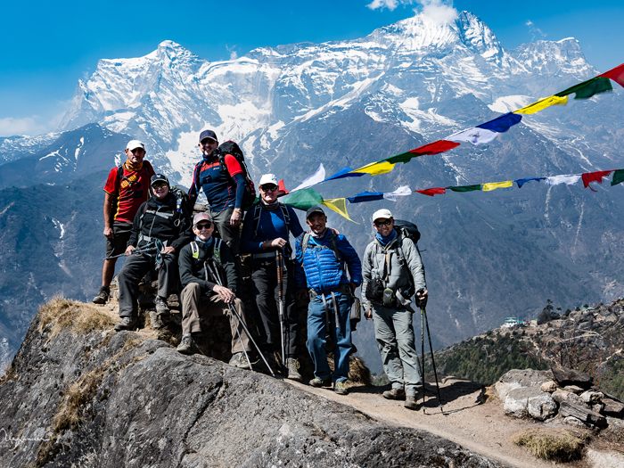 Team member at Namche
