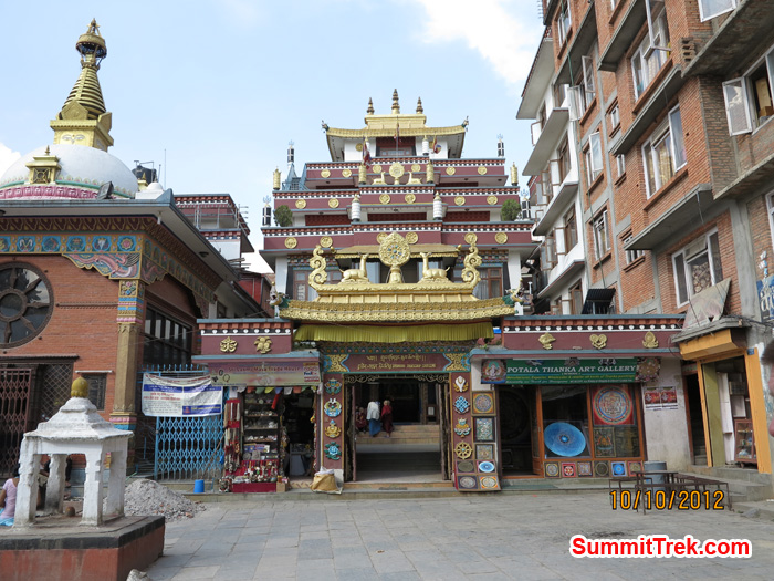 Buddhist Bihar, where monks live: Sigal, Kathmandu. Photo by Matthew Slater