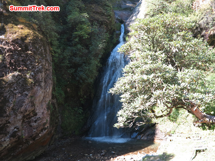 Water fall on the way to Phakding. Photo by Matthew Slater.